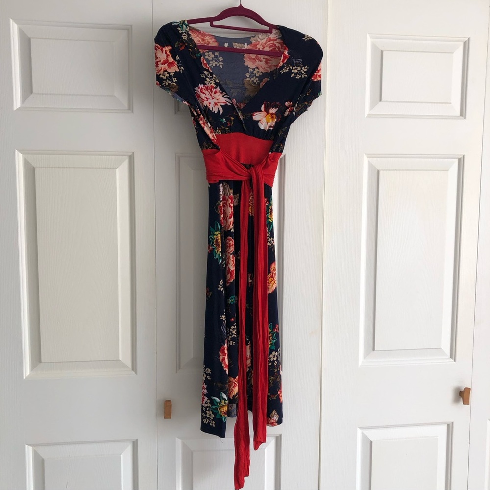 Kimono inspired Floral MIDI